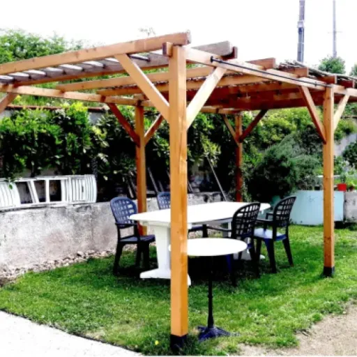 Test Pergola en Bois Massif 3x5 m Jardinatoire : ça fait le job, mais faut aimer bricoler