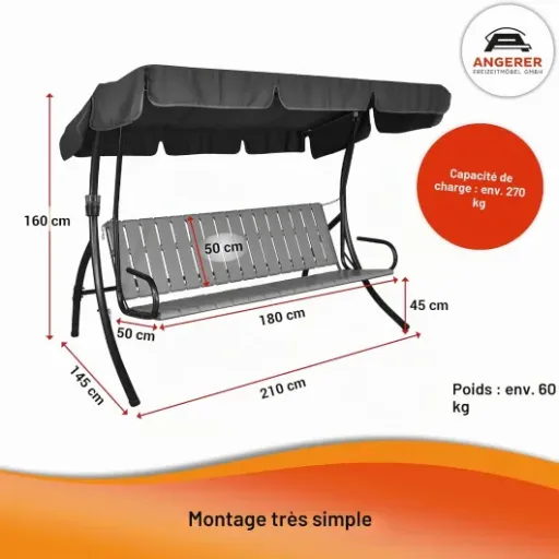 Test Angerer Balancelle de Jardin Ibiza : une vraie balancelle solide pour chiller sans se prendre la tête