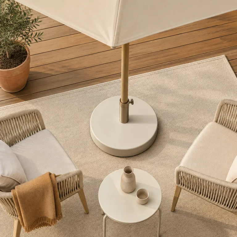 Choisir un pied pour parasol : la base d’une terrasse vraiment confortable
