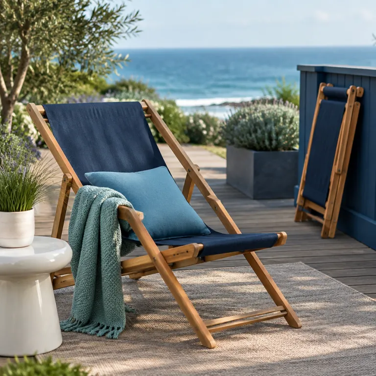Transat pliable : l’allié confort pour un jardin élégant et modulable
