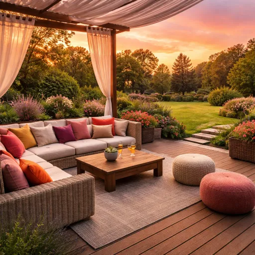 Idées pour vivre dehors confortablement : transformer terrasse et jardin en véritable espace lounge
