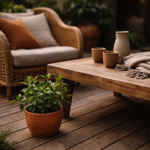 Créer une terrasse confortable pour recevoir des amis et prolonger le salon au jardin