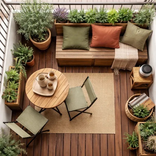 Aménagement terrasse pour appartement en ville : transformer quelques mètres carrés en véritable pièce à vivre