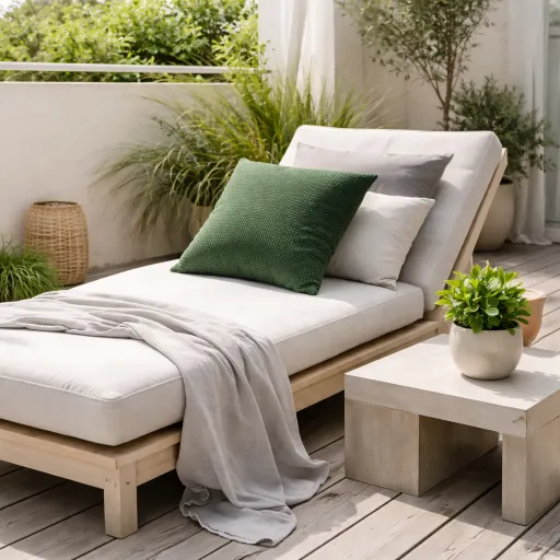 Accessoires de confort pour chaise longue : transformer votre terrasse en espace de sieste élégant