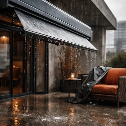 Comment transformer sa terrasse en refuge élégant contre la pluie
