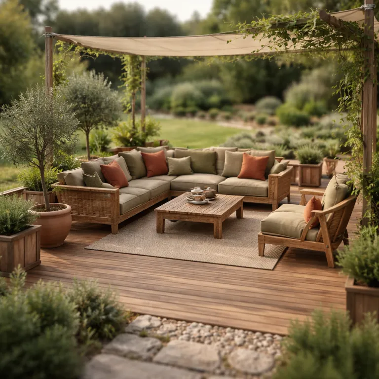 Idées de terrasse en bois chaleureuse : créer un véritable salon de jardin en plein air