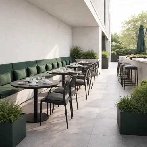 Idées raffinées pour une terrasse de restaurant confortable et rentable