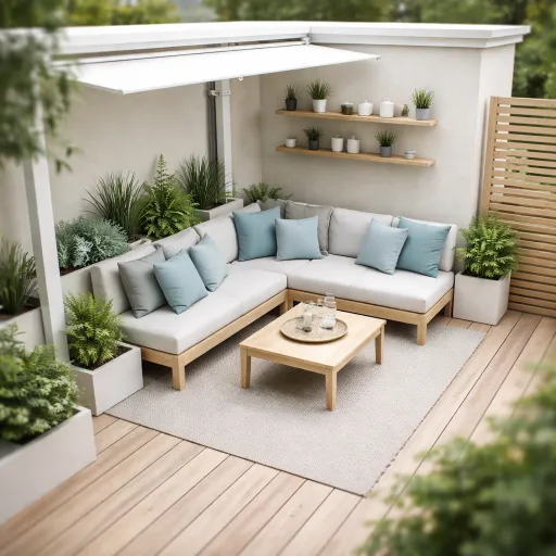 Tendances d’aménagement de terrasse extérieure : transformer une petite surface en véritable pièce à vivre
