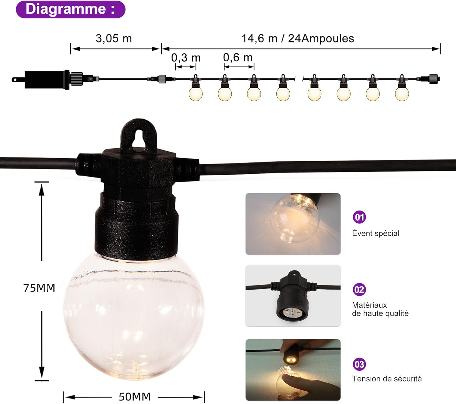 Pergola Aluminium 4,8 x 3,5 m avec Éclairage Extérieur LED Intégré, Pergola Jardin Exterieur avec Toit Rétractable, Tissu teinté dans la Masse, Tonnelle Structure Résistante, Kaki Kaki 4,8 x 3,5 m avec LED