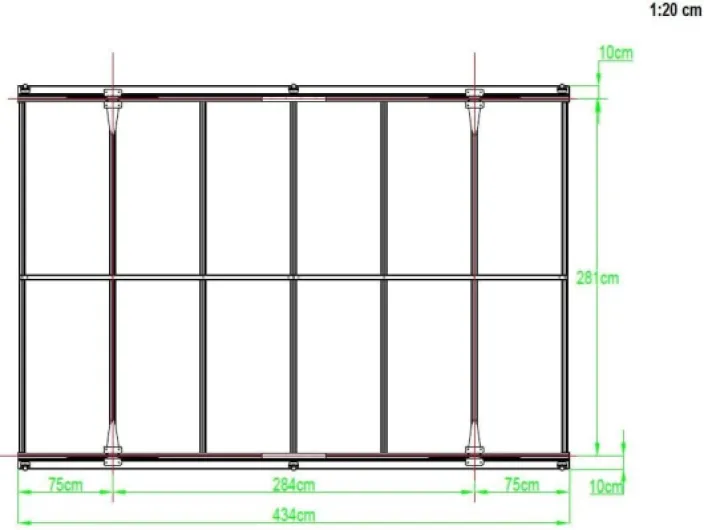 Carport Autoportant en Aluminium et Polycarbonate 6mm 13m² - Protection Véhicule Anthracite avec Kit d'ancrage - Structure Résistante Anti-UV avec Gouttières
