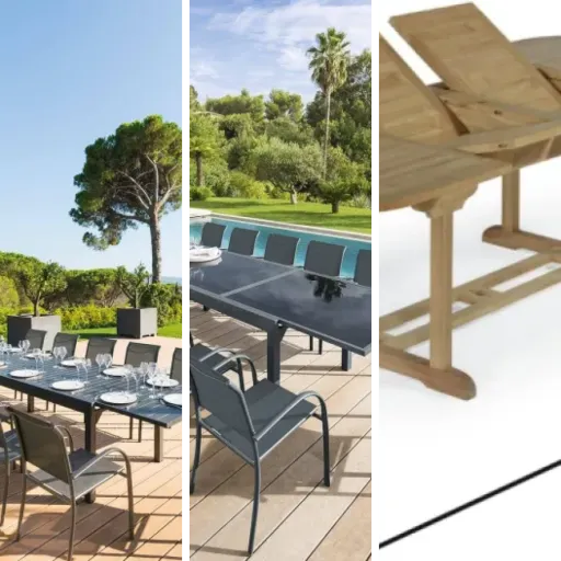 Notre sélection des 6 meilleurs table de jardin extensible (juin 2026)