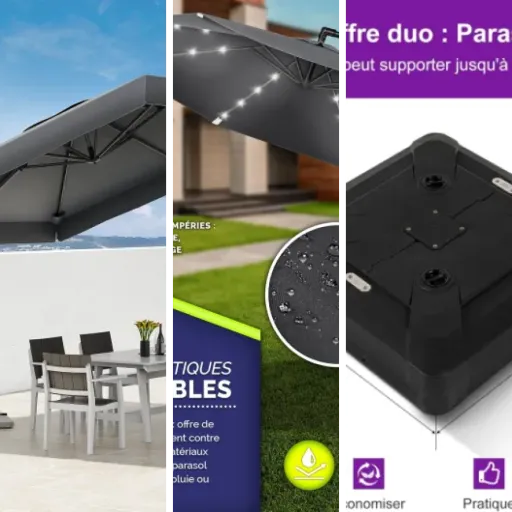 Classement des 12 meilleurs parasol déporté (juin 2026)