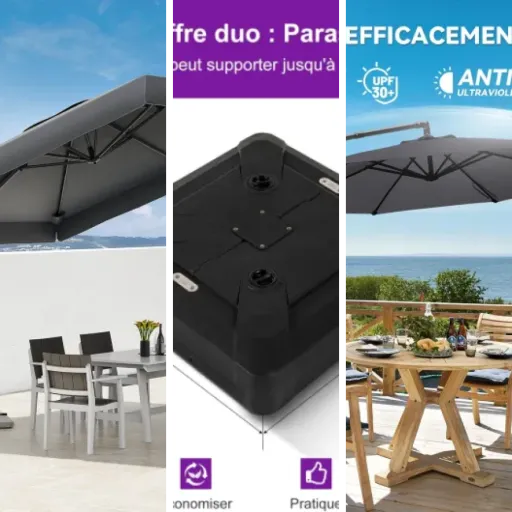 Les 8 meilleurs parasols déportés 3x3 (juin 2026)
