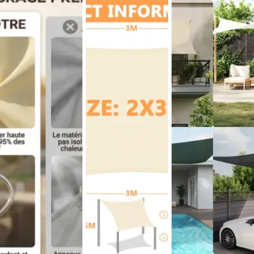 Comparatif des 7 meilleurs voile d'ombrage rectangulaire (juin 2026)