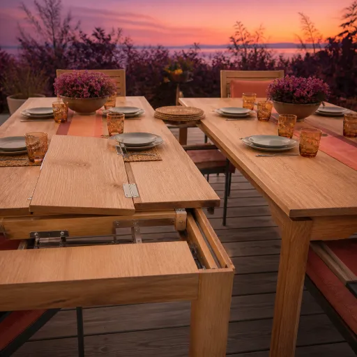 Table de jardin extensible : mécanisme papillon ou rallonge, lequel tient sur la durée
