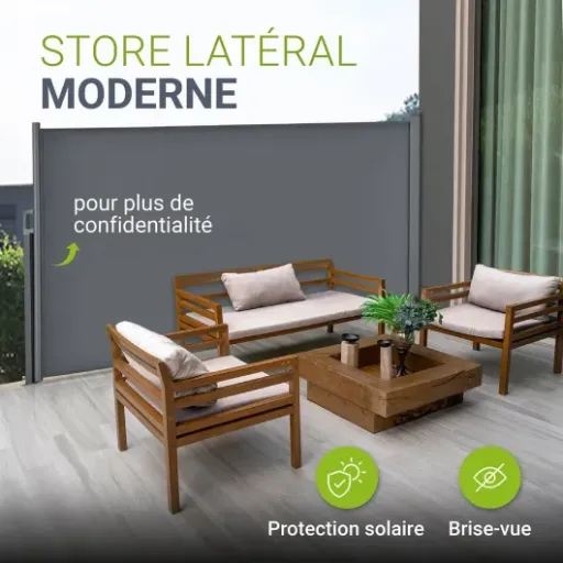Test Juskys Store latéral 160 x 500 cm : le grand brise-vue pas cher qui fait (presque) le job
