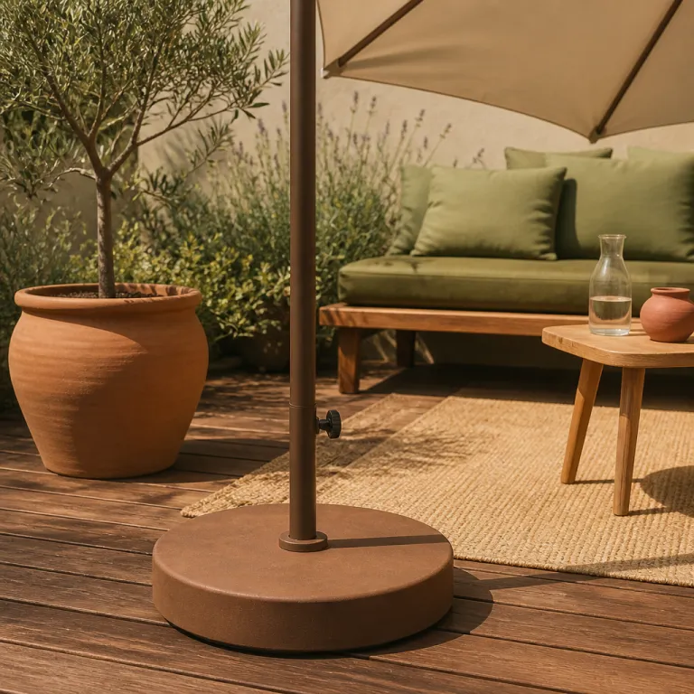 Choisir un pied de parasol élégant et stable pour votre terrasse ou votre jardin