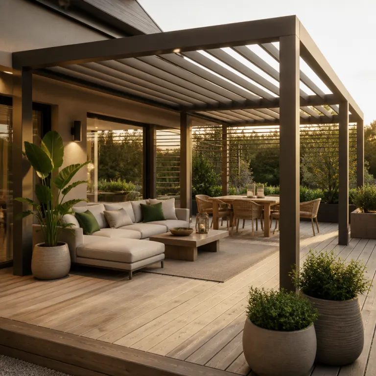 Pergola bioclimatique 6x4 : transformer sa terrasse en pièce à vivre extérieure