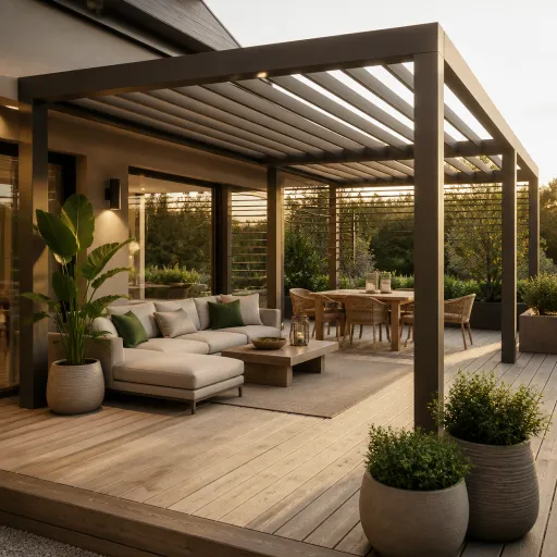 Pergola bioclimatique 6x4 : transformer sa terrasse en pièce à vivre extérieure