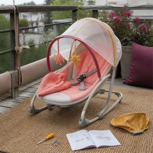 Transat pour bébé : créer un cocon sécurisé sur la terrasse