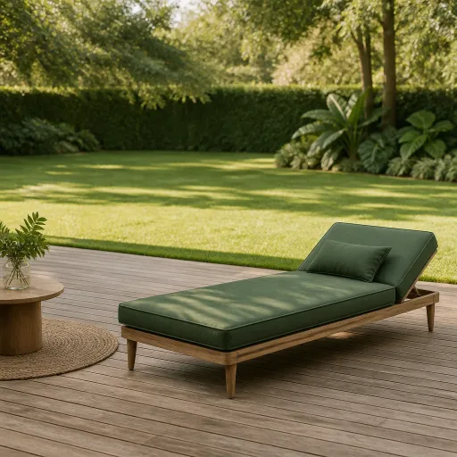 Matelas pour bain de soleil : transformer un transat en véritable lounge extérieur