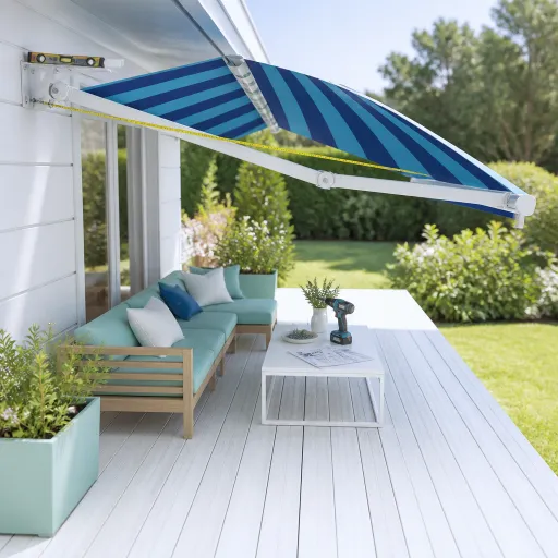 Bien choisir un store banne double pente pour une terrasse et un jardin vraiment habitables