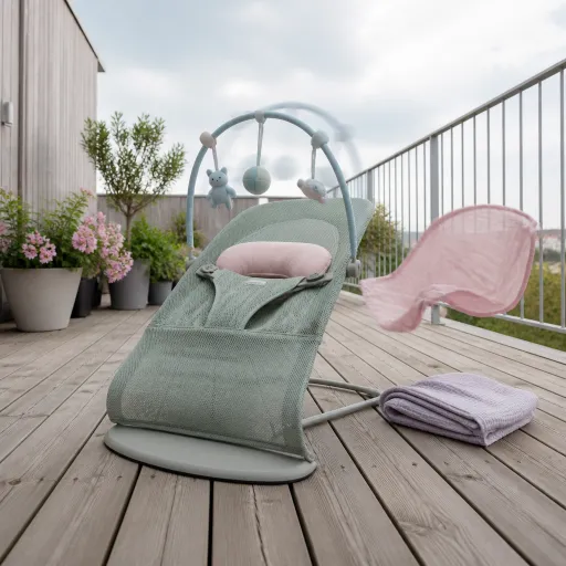 Comment le transat BabyBjörn s’invite sur la terrasse pour un confort extérieur pensé pour bébé